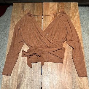 Free People size XS burnt Orange top